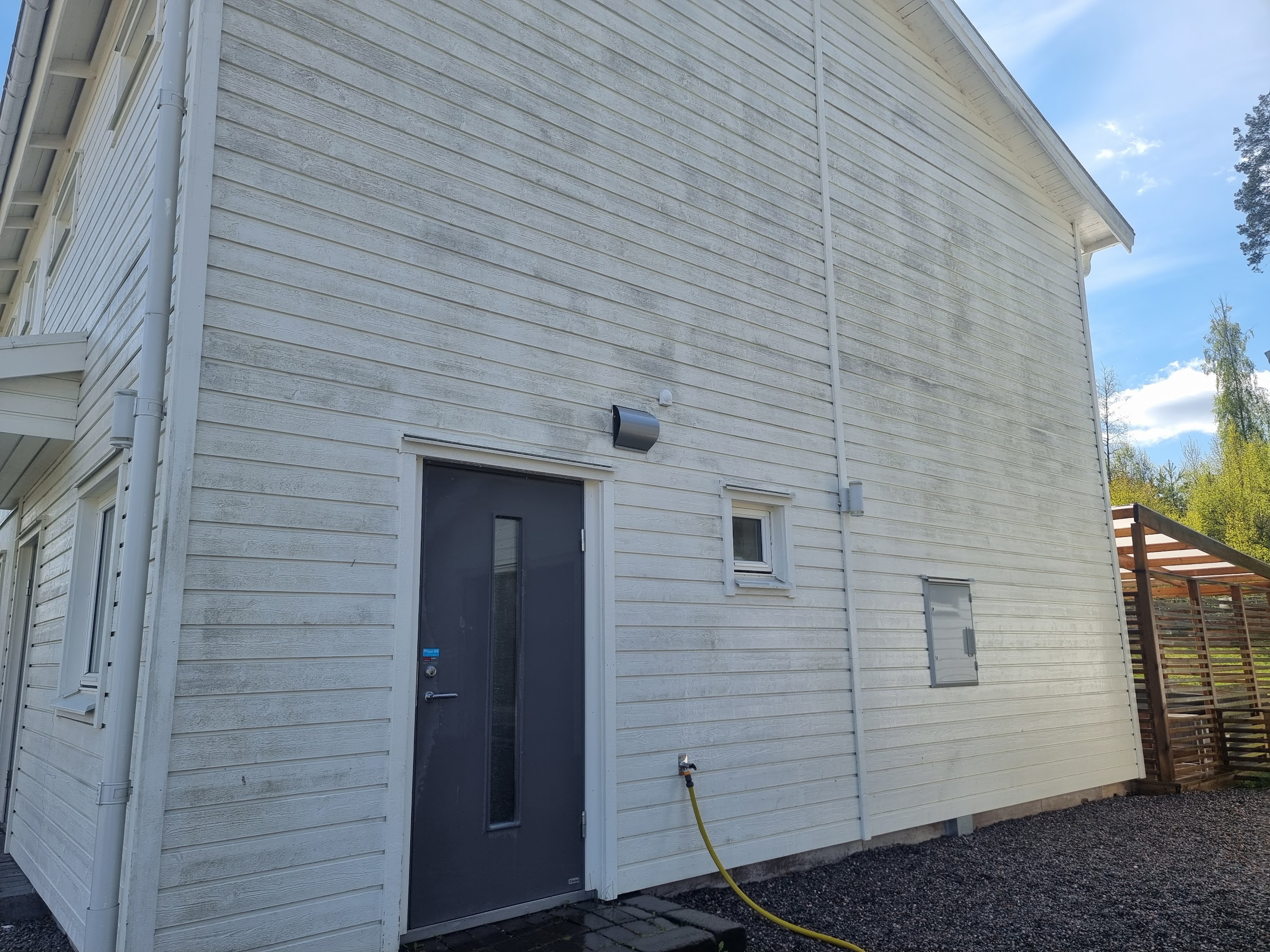 Skonsam rengöring av alla fasadmaterial